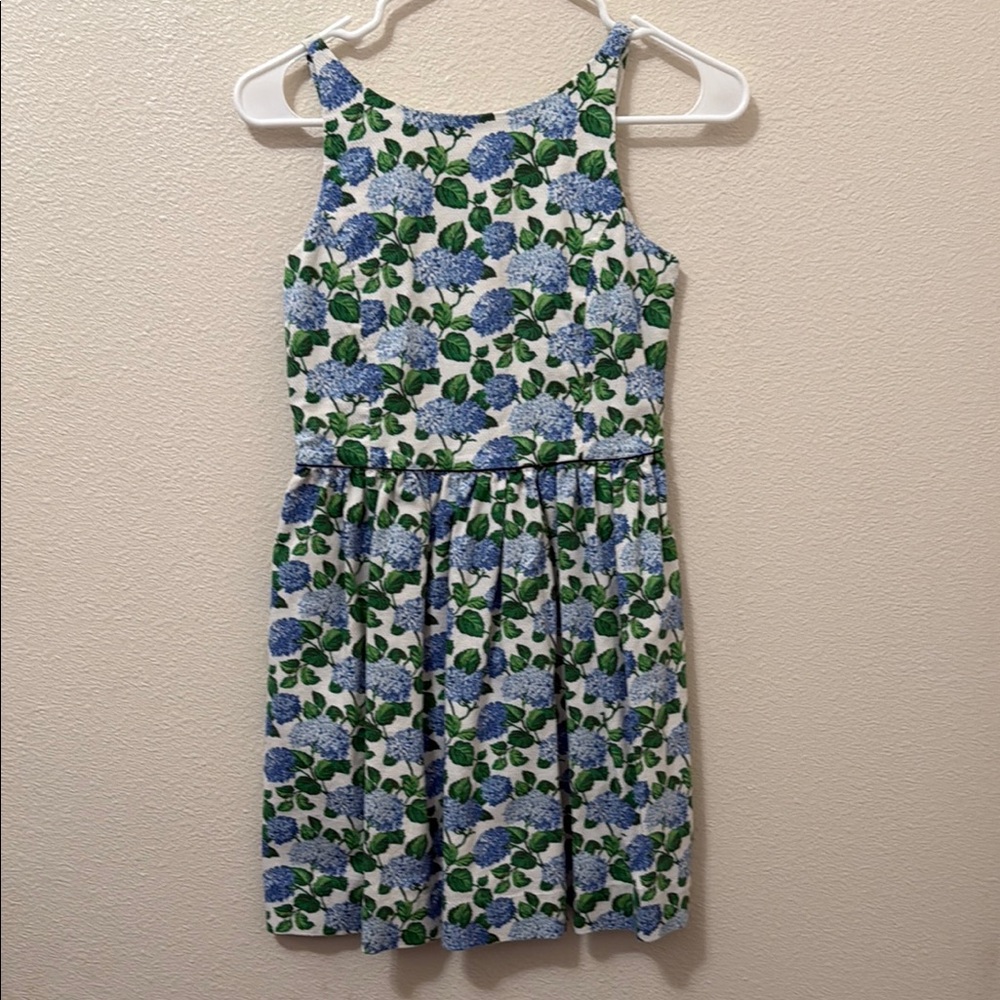 Polo by Ralph Lauren Blue and Green Sleeveless Halter Sundress